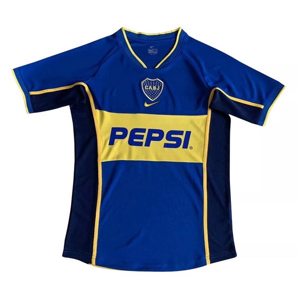 Tailandia Camiseta Boca Juniors 1ª Retro 2002 Azul